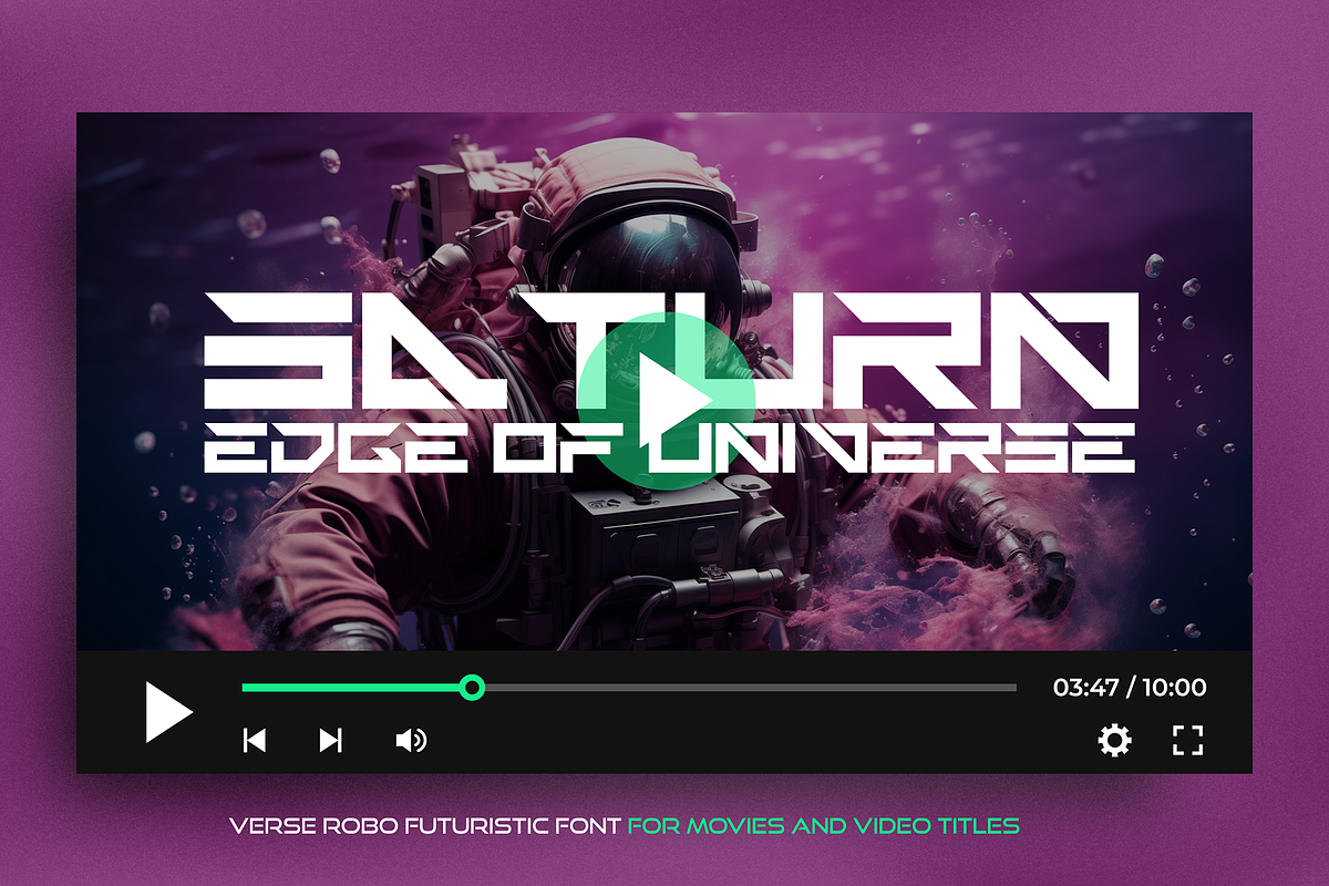 Verse Robo - Futuristic Font, a Symbol Font by figuree studio (Photo 9 of 10)