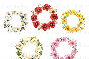 Watercolor Daisy, Wedding Flower PNG