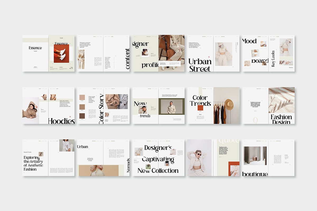 ESSENCE Fashion Lookbook, a Magazine Template by BlancaLab Studio (Photo 9 of 9)