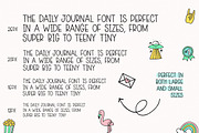 Daily Journal Font, a Font by Lollipop Hand Drawn (Thumbnail 4 of 7)