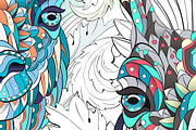Ethnic Collection: Llama, an Animal Illustration by ArtoJoy (Thumbnail 6 of 6)