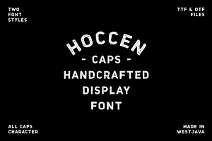 HOCCEN CAPS Display Font