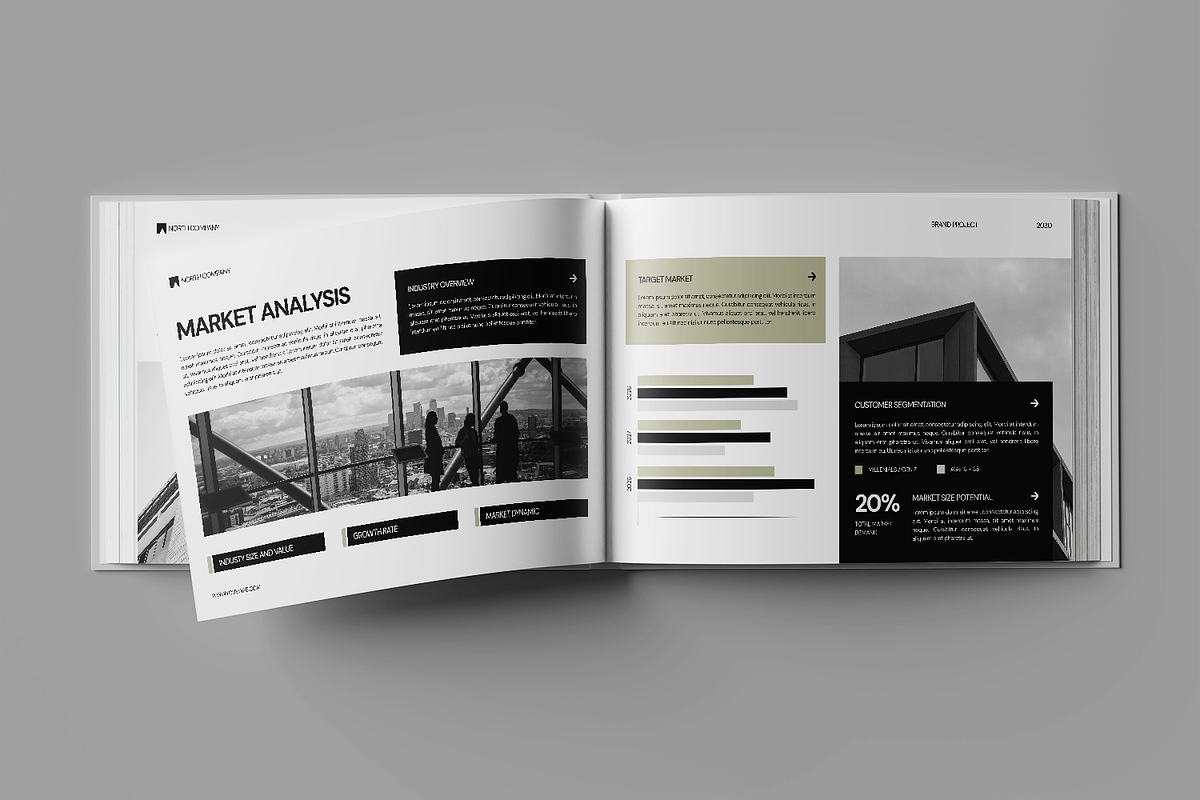 Business Plan Landscape, a Magazine Template by Haps Space (Photo 5 of 6)