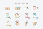 Gifting Icon Pack, an Outline Icon by Polar Vectors (Thumbnail 3 of 12)