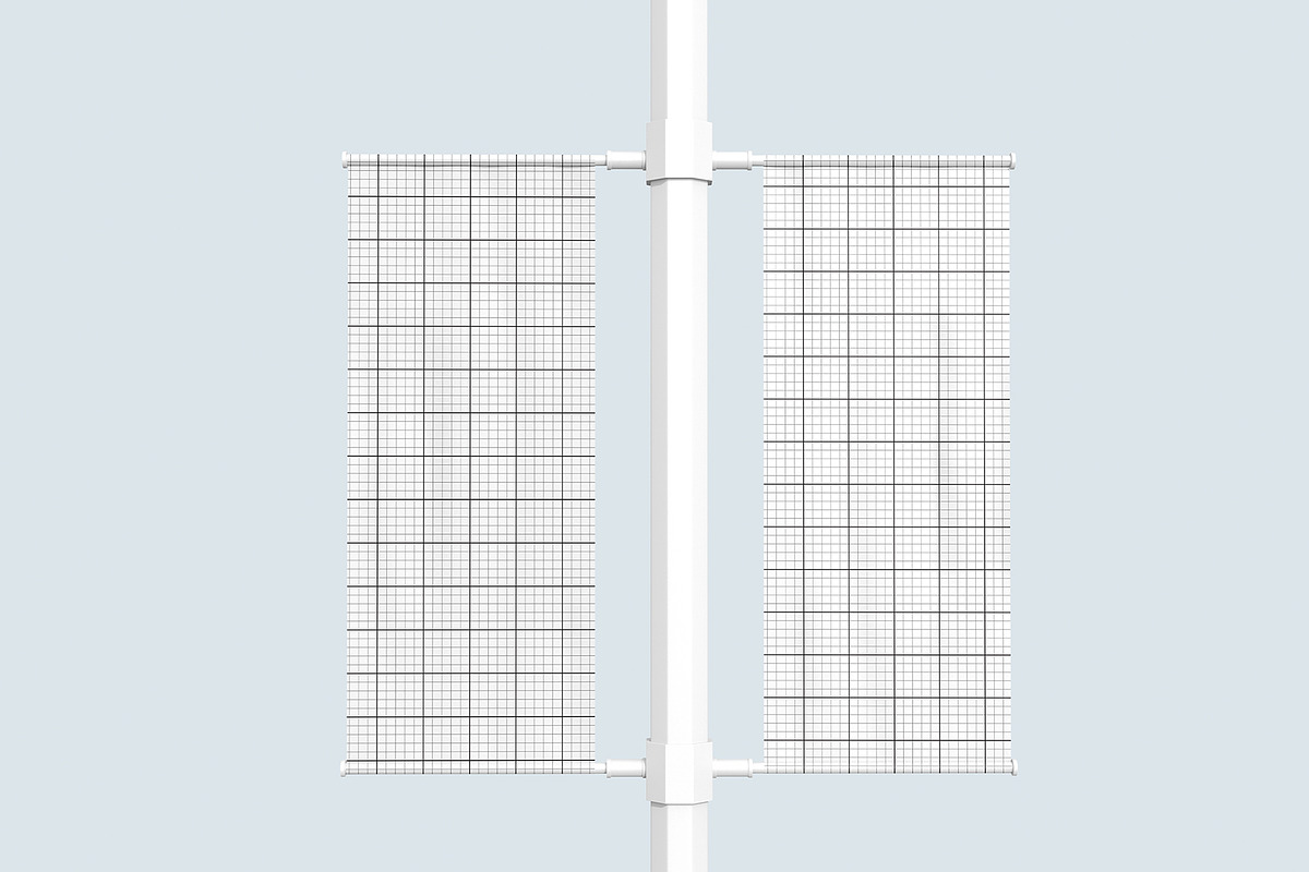 Street Pole Banner Mockup PSD, an Advertising Mockup by graphypix (Photo 4 of 4)