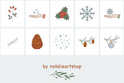 Winter everyday color icon set, an Icon by NatalieArtShop (Thumbnail 9 of 9)