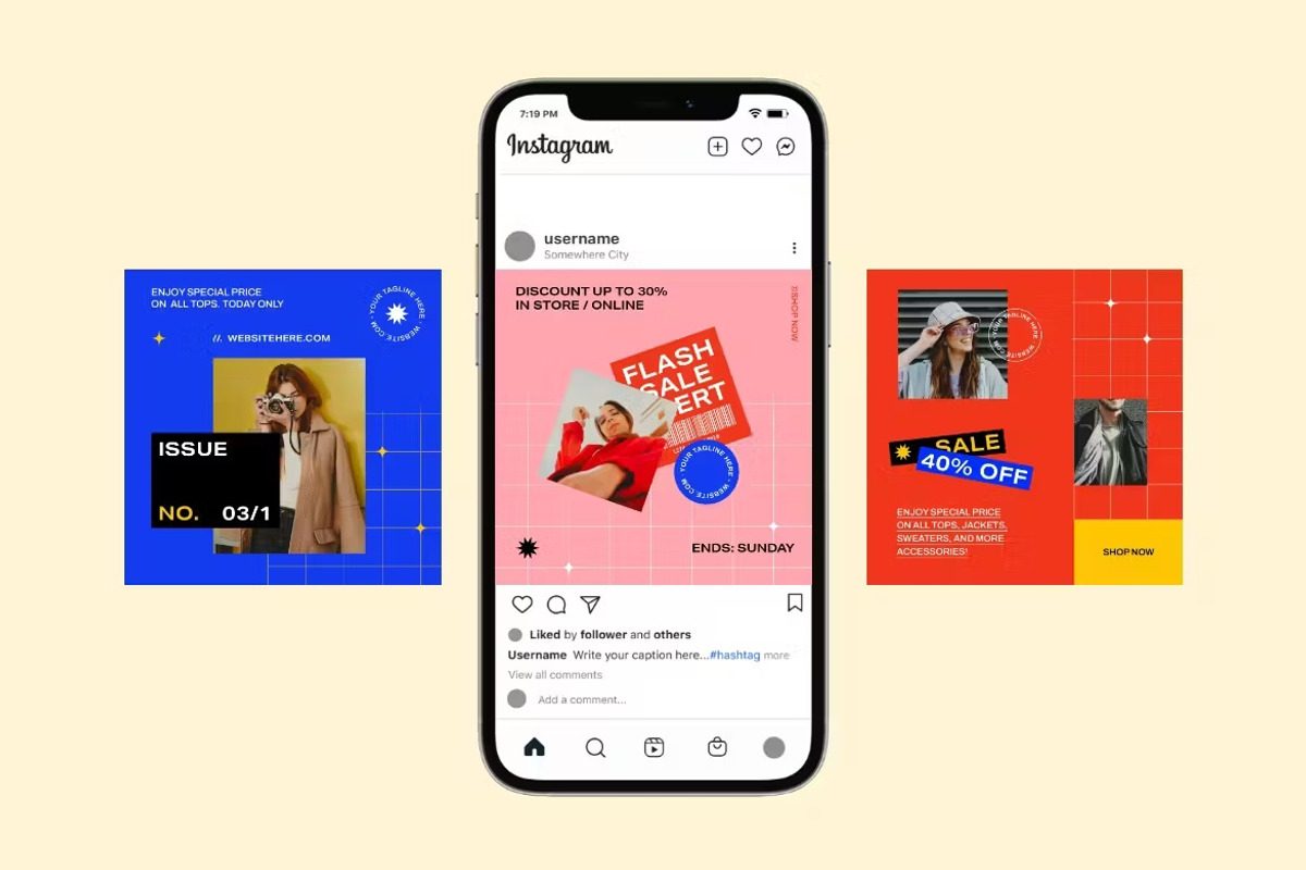 Fashion Sale Social Media Template, a Social Media Template by FDR Studio (Photo 2 of 3)