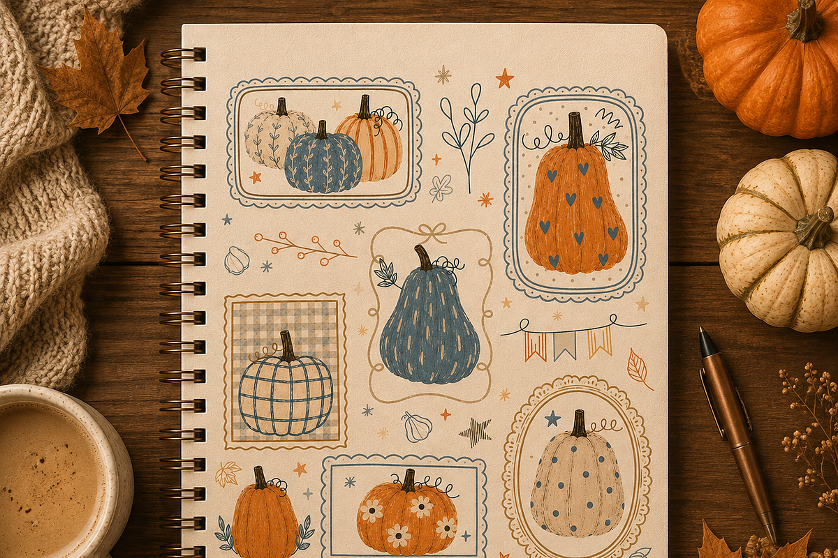 Boho Pumpkin PNG, an Object Graphic by Daisy Design (Photo 2 of 3)