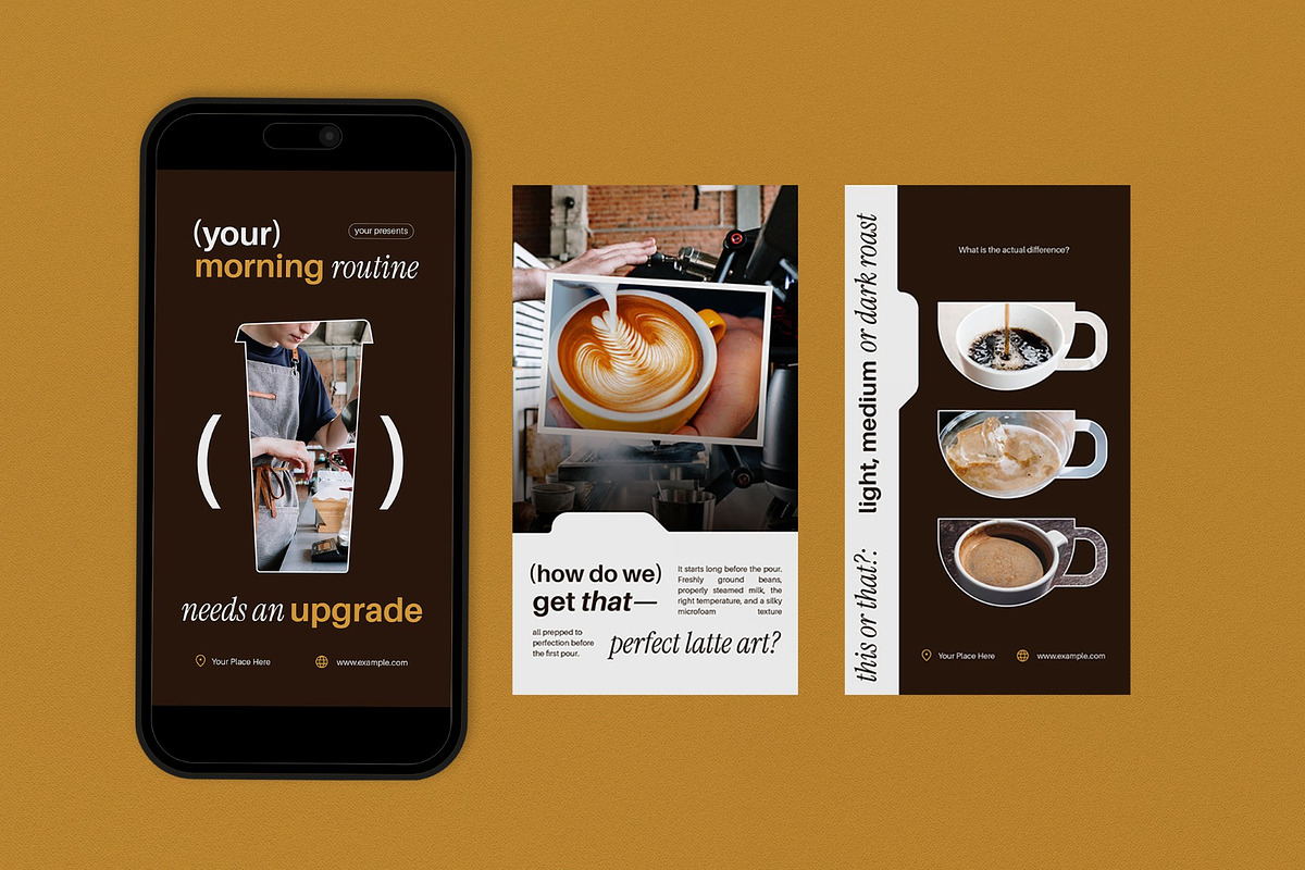 Coffee Shop Instagram Template, a Social Media Template by graphicook (Photo 3 of 3)