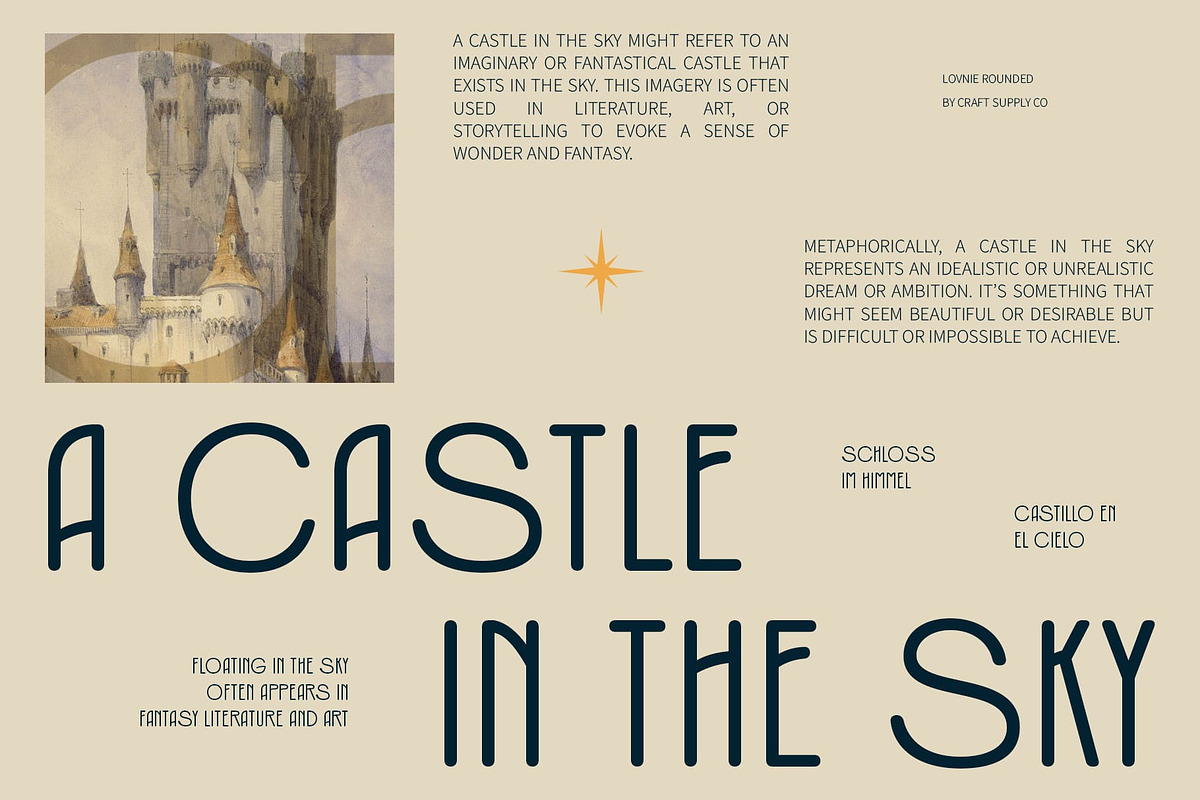 Lovnie Rounded, a Sans Serif Font by Craft Supply Co. (Photo 3 of 8)