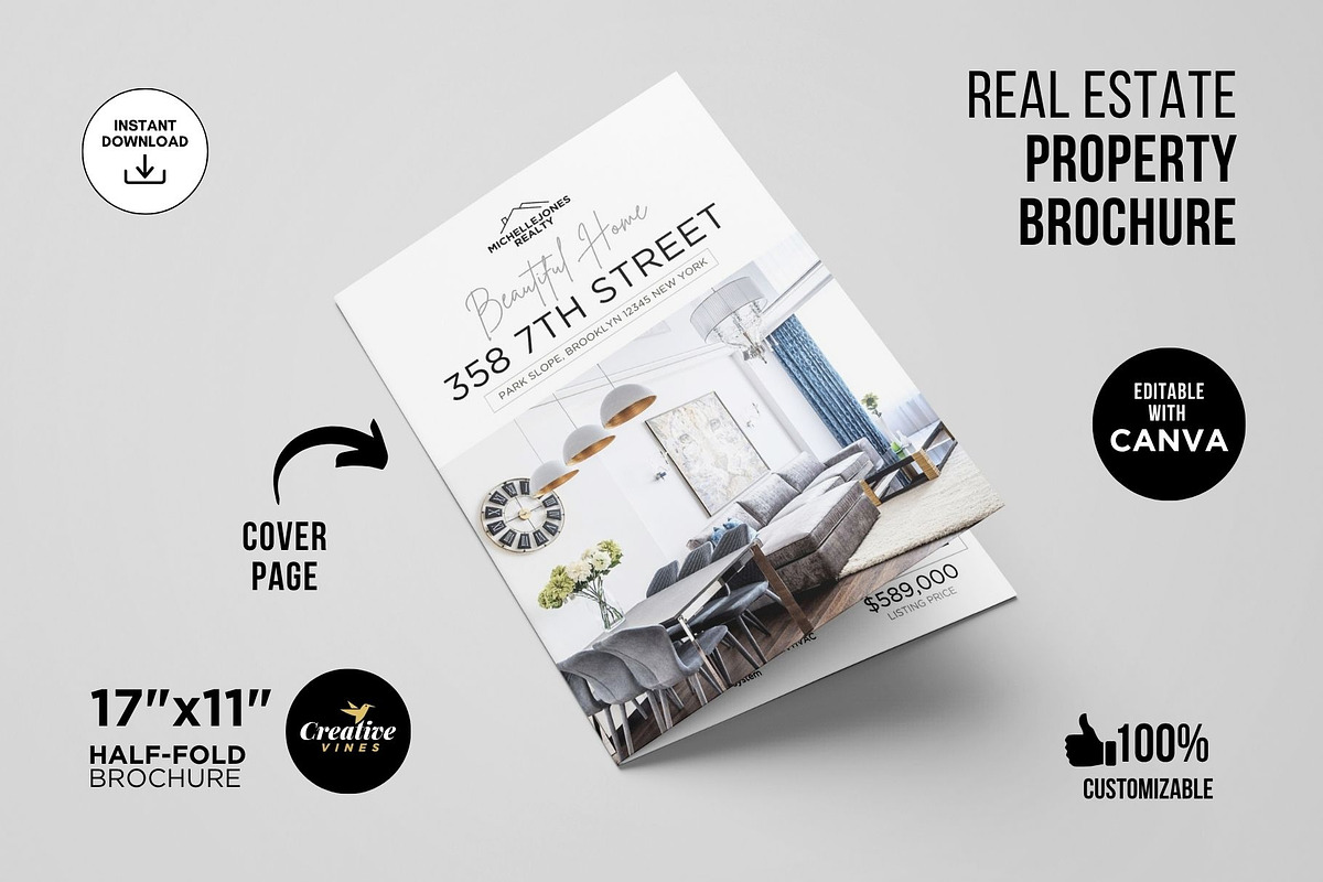 Real Estate Farming Bundle Canva preview 8