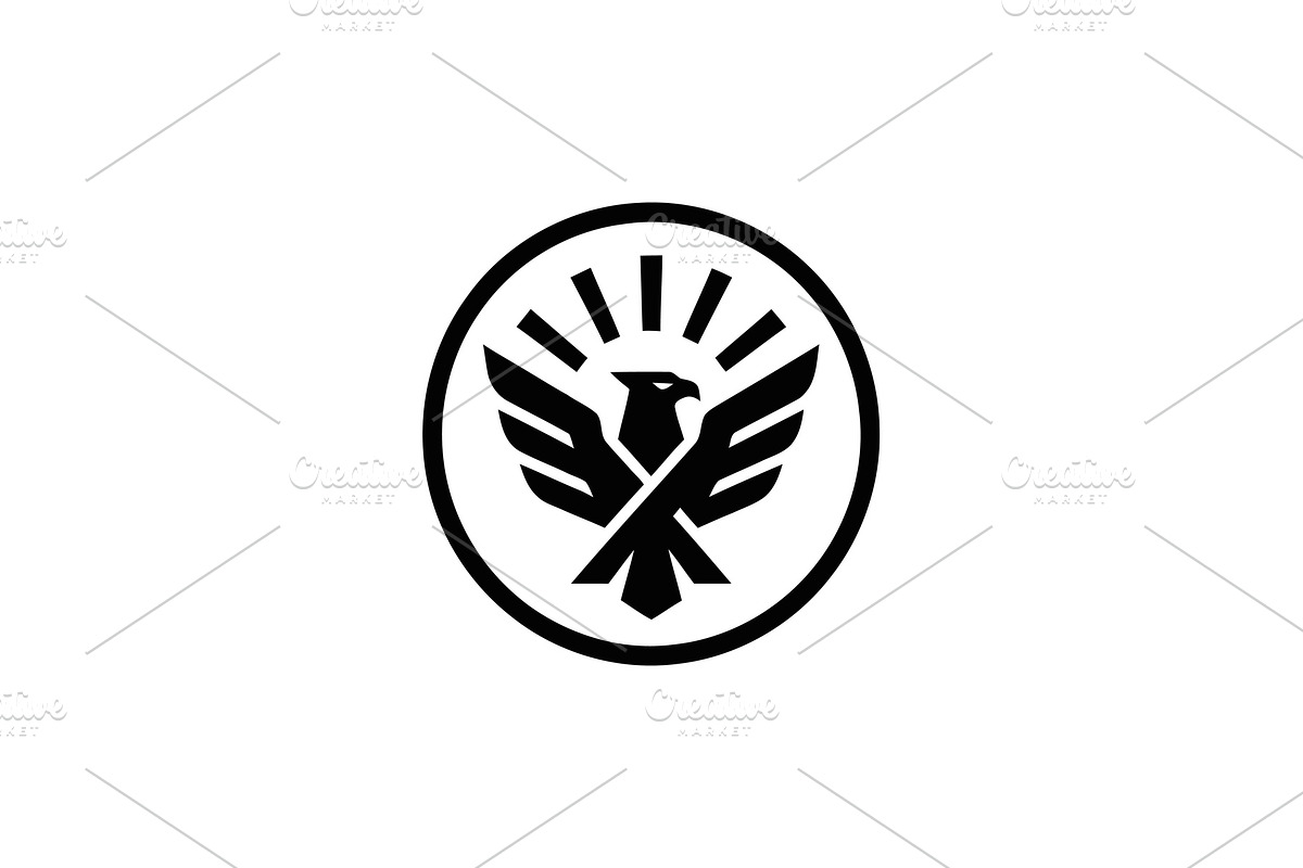 20 Minimalist Eagle Logo Bundle, a Branding & Logo Template by Vectorium Studio (Photo 13 of 21)