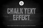 Chalk Text Effect, a Layer Style Add-On by Graphic Ghost (Thumbnail 1 of 3)