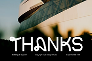 Gumoye Modern Experimental Bold Font, a Sans Serif Font by QR Design Studio (Thumbnail 11 of 11)