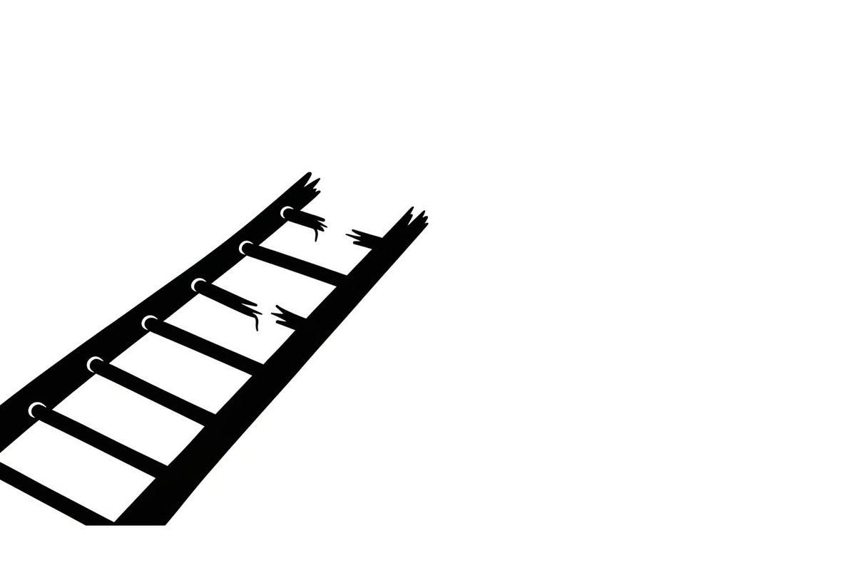 50 Broken Ladder Silhouette Bundle, an Illustration by Designs_River (Photo 21 of 51)