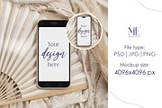 iPhone Screen Invitation Mockup, an iPhone Mockup by Mie Mockup Studio (Thumbnail 2 of 7)