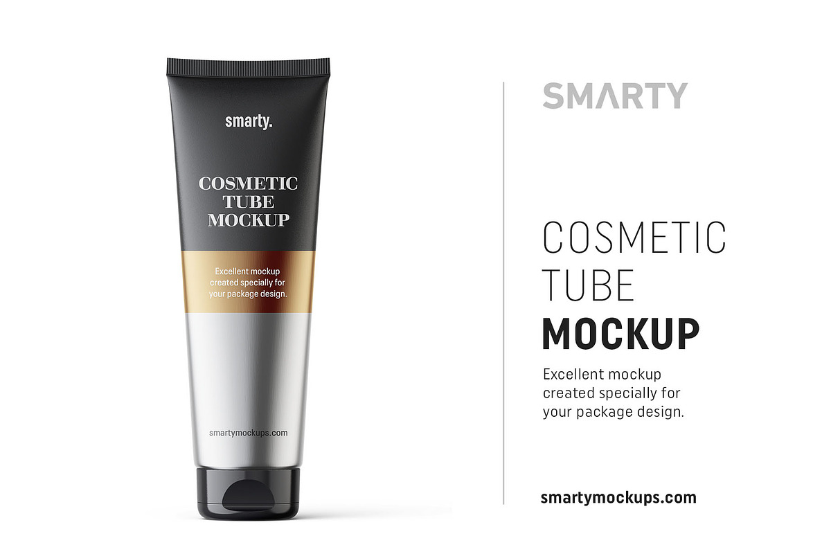 Cosmetic tube mockup, a Packaging Mockup by Smarty Mockups (Photo 1 of 5)