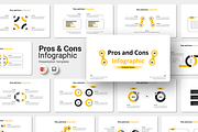 Pros Cons Infographic - PowerPoint, a Presentation Template by Iqsiart Studio (Thumbnail 1 of 3)