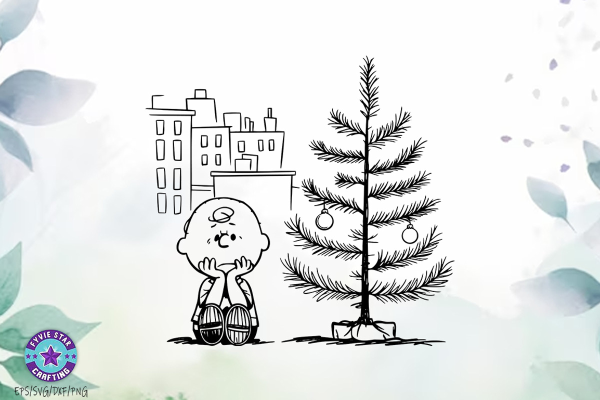 Charlie Brown Christmas Tree SVG PNG, an Object Graphic by FiveStarCrafting (Photo 5 of 7)