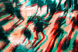 Glitch Distortion Photo Effects