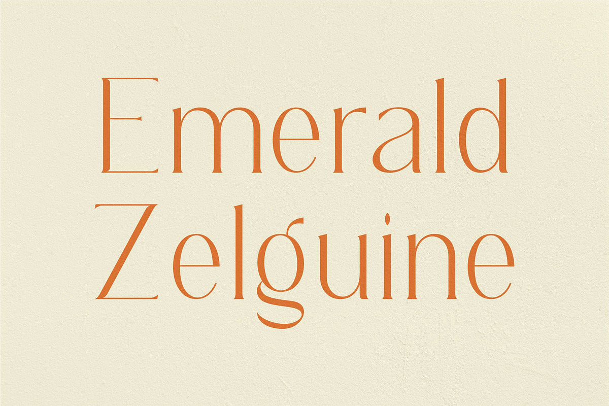 REGOZA//Typeface Slim Serif preview 5
