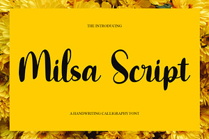 Milsa Script - Calligraphy Font