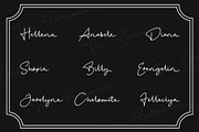The Bohemian 2 Signature Font UPDATE, a Font by alphArtype (Thumbnail 6 of 10)