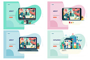 Company website vector Illustrations, a Work Illustration by Grivina's shop (Thumbnail 18 of 26)