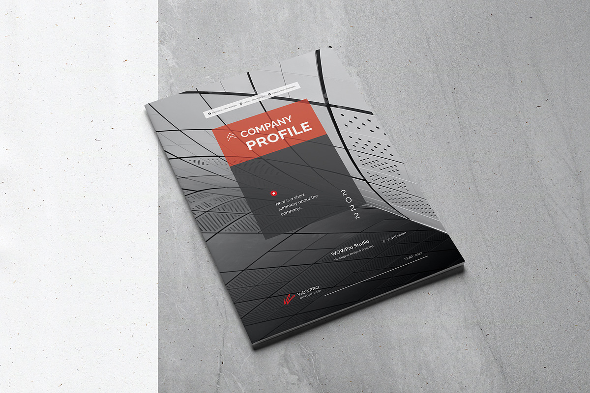 Company Profile, a Brochure Template by WOWPro (Photo 2 of 9)
