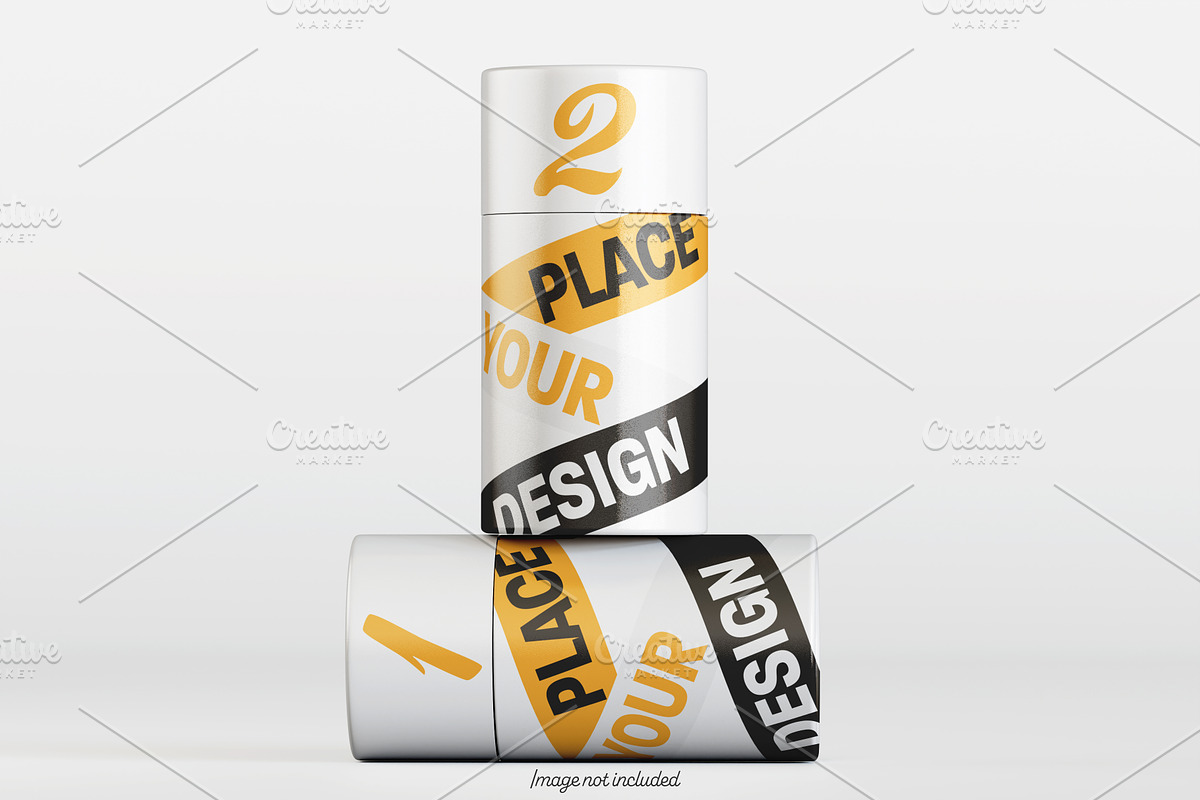 Paper tube mockup bundles V1, a Packaging Mockup by Ambo Ampeng (Photo 18 of 26)