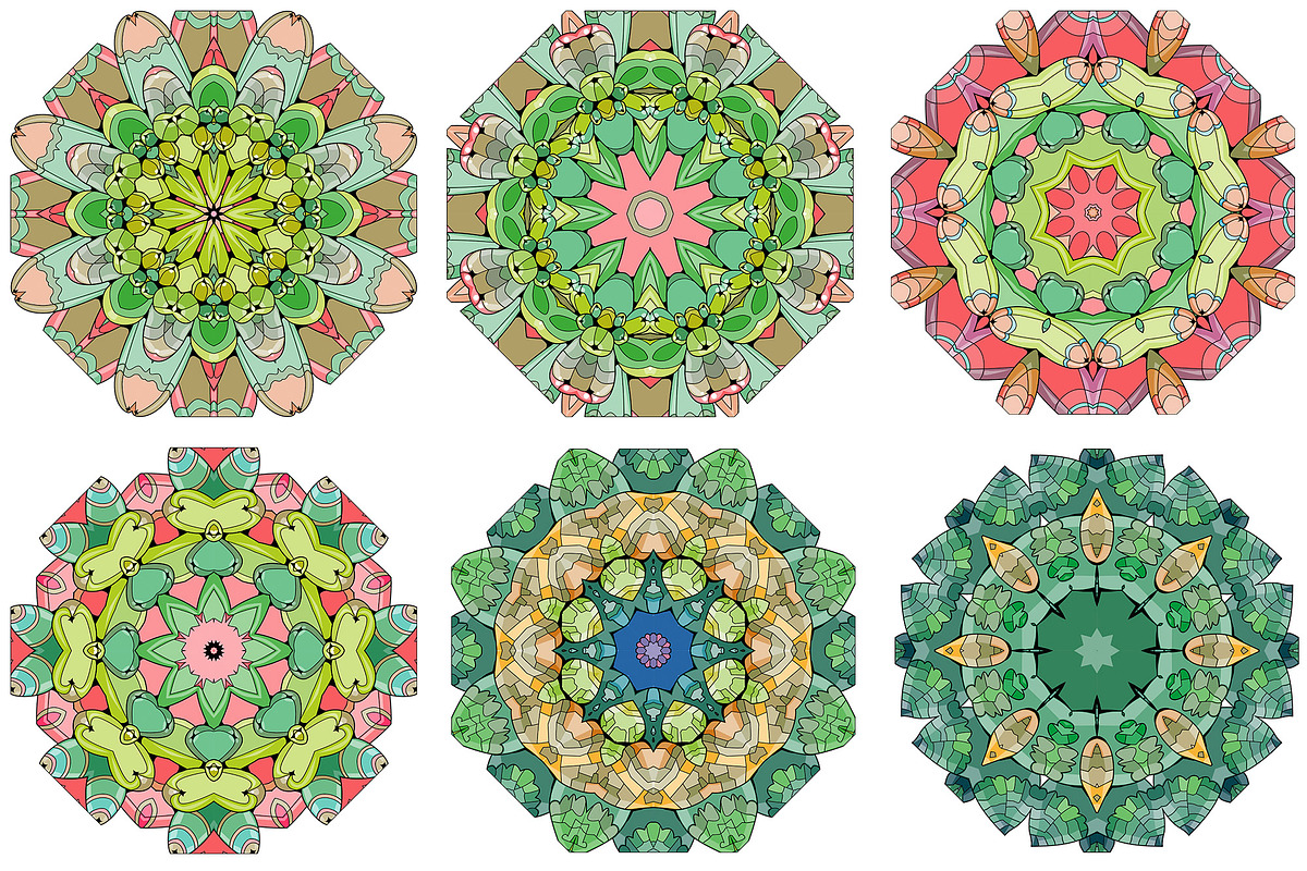 Succulents for coloring pages, a Decorative Illustration by Watercolor fantasy (Photo 3 of 13)
