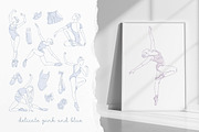 One Line Ballet Illustrations, a Person Illustration by Alina Kruss (Thumbnail 3 of 4)