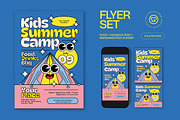 Kids Summer Camp Flyer, a Flyer Template by graphicook (Thumbnail 1 of 3)