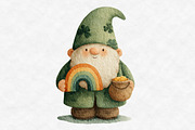 St Patrick’s Day gnome clipart, an Illustration by Designworld (Thumbnail 5 of 6)