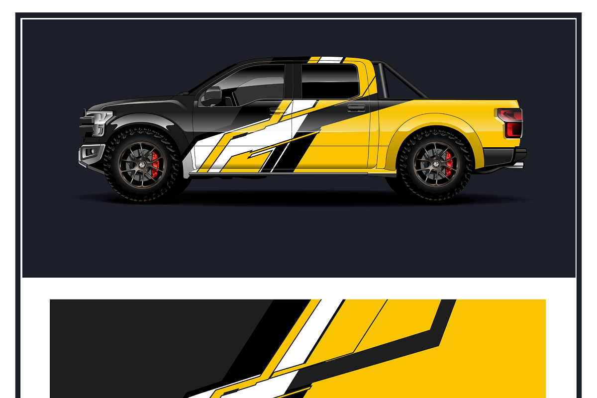 Dynamic Tech Vehicle Wrap, a Technology Illustration by CarWrap design (Photo 2 of 4)