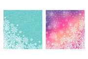 Snowflake christmas background, a Decorative Illustration by jelisua88 (Thumbnail 2 of 3)