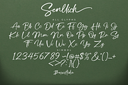 Senllich Handwritten Font, a Handwritten Font by Basnistudio (Thumbnail 13 of 14)