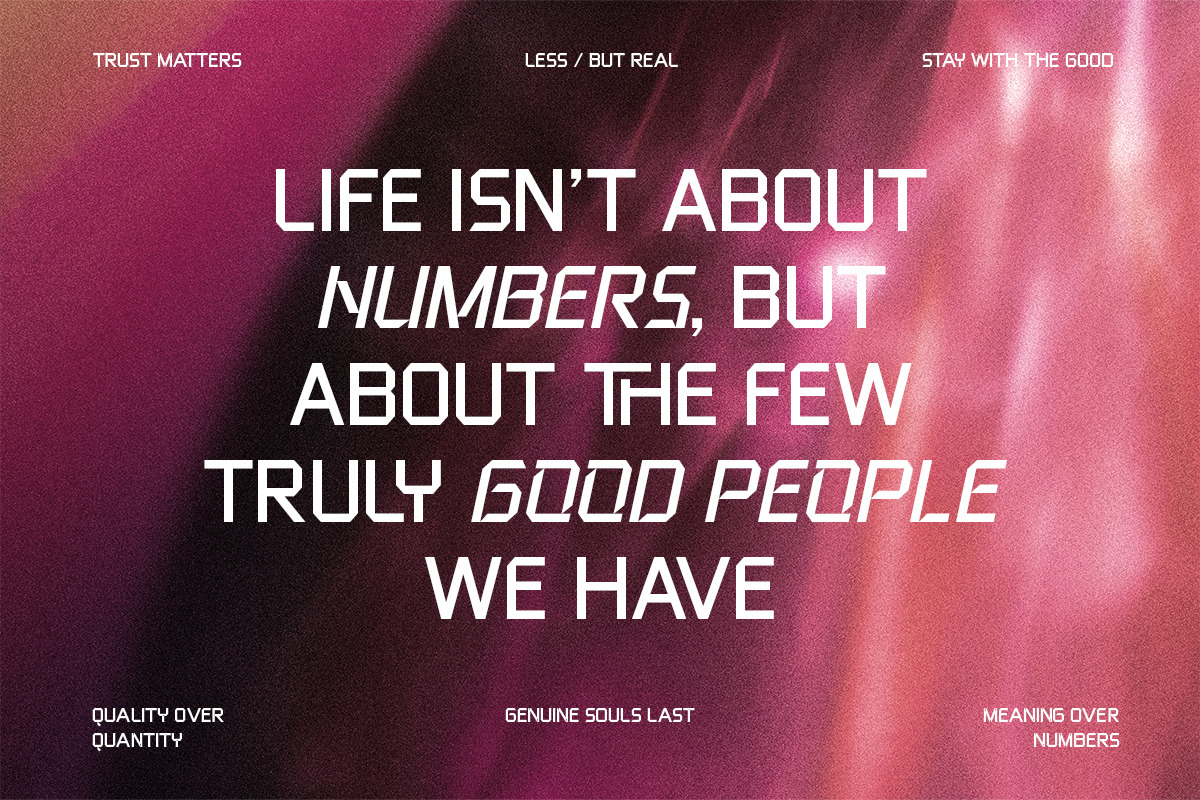 Sactione - Digital Logo Font, a Sans Serif Font by Bale Type (Photo 4 of 9)