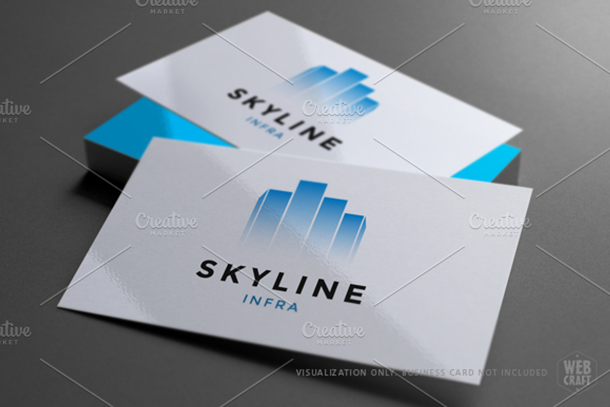 Skyline Real Estate Logo Template, a Branding & Logo Template by WebCraft (Photo 4 of 4)