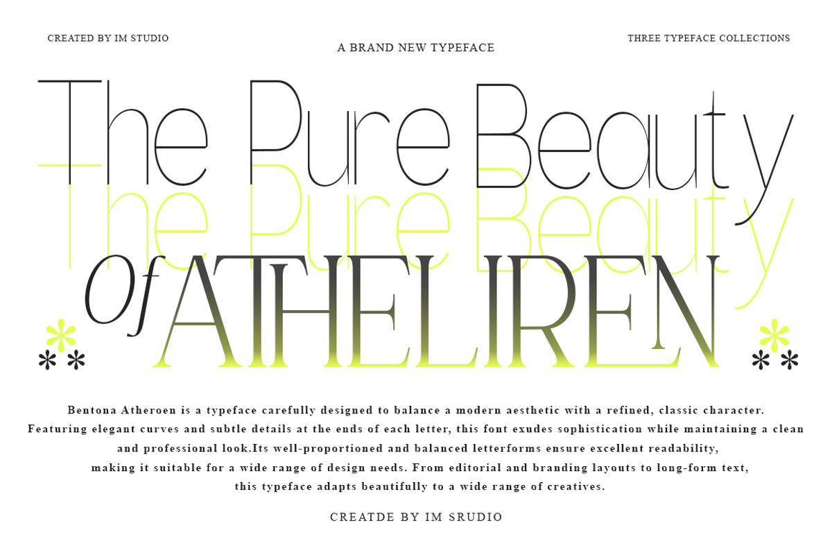 Bentona Athiroen Complete| 405 Style, a Serif Font by IM Studio (Photo 5 of 12)