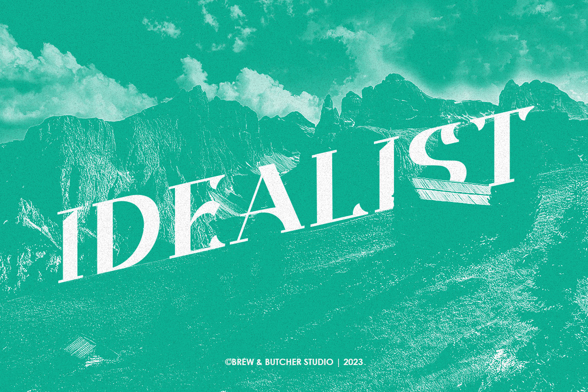 Melbo | Display Typeface, a Serif Font by Brew & Butcher Studio (Photo 7 of 9)