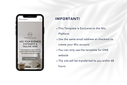 Minimalistic Wix Website Template, a Wix Template by Sechi Design Co (Thumbnail 5 of 5)