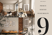 Premium Bundle of 9 Frame Mockups, a Mockup by Merien Mockup (Thumbnail 1 of 6)