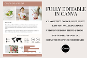 2 Page Beige & Brown Media Kit Canva, a Social Media Template by Daily Creative (Thumbnail 2 of 4)