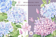 SALE! Watercolor Hydrangea, an Illustration by Irina Diasli (Thumbnail 9 of 9)