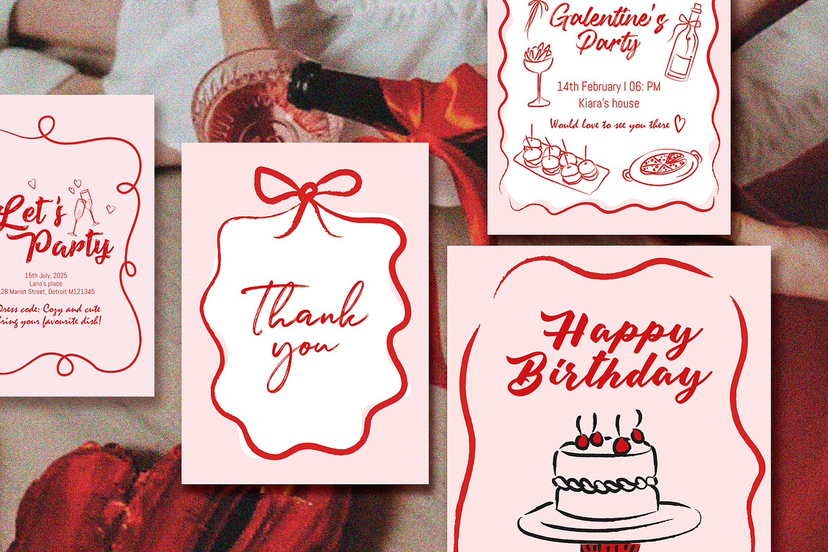 Cute romantic hand drawn collection, a Decorative Illustration by Artberriez (Photo 7 of 8)
