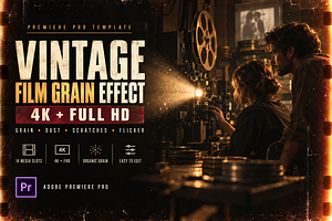 Vintage Film Grain Premiere Pro