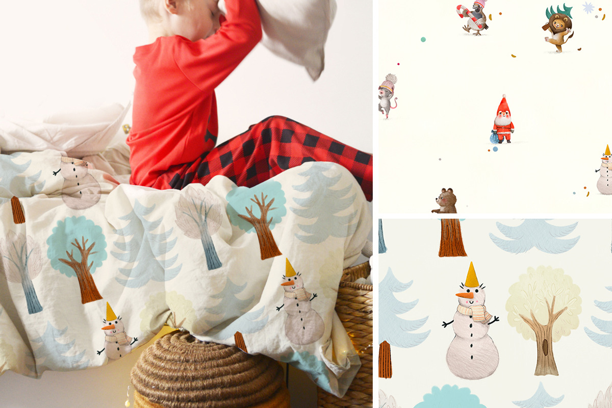 Cute Christmas Animals, an Animal Illustration by TanyaSchuka (Photo 12 of 15)