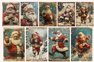 Vintage Santa Claus Christmas Cards