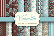 18 Versailles style papers + frames, a Pattern Graphic by CLIPART GARDEN (Thumbnail 1 of 5)